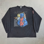 J- Vintage 90s Dalinkwent Hiphopcracy Graphic Long Sleeve Tee - XL