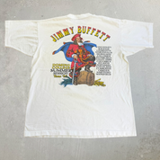 J- Vintage '95 Jimmy Buffet Summer Session Tour Graphic Single Stitch Tee - XL