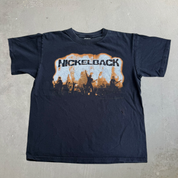 J- Vintage '09 Nickelback Tour Picture & Graphic Tee - M