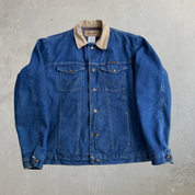 J- Vintage Wrangler Western Blanket Lined Denim Jacket - 44L (fits XL)