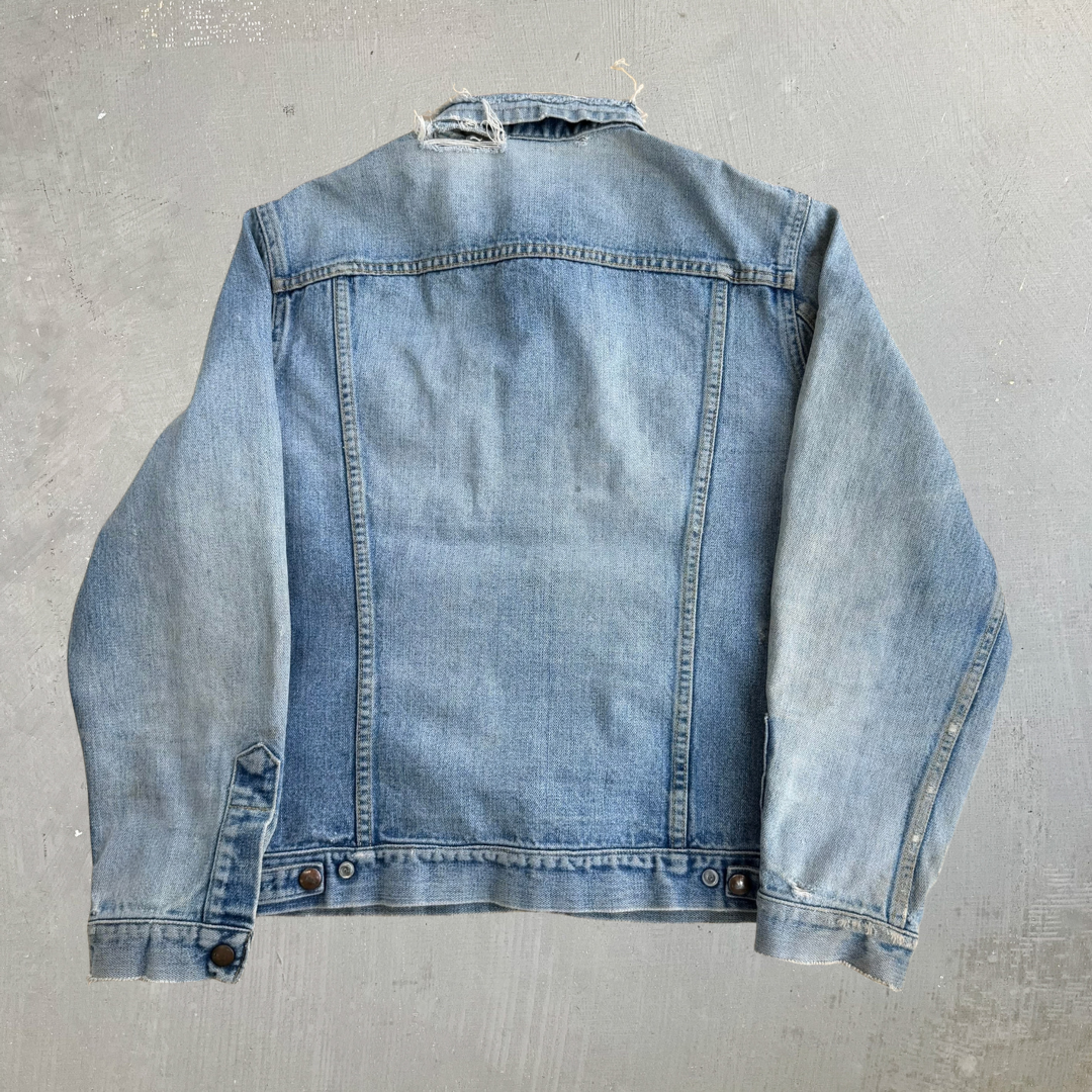 Vintage 80s GWG Made In Canada Snap Button Denim Jacket - M