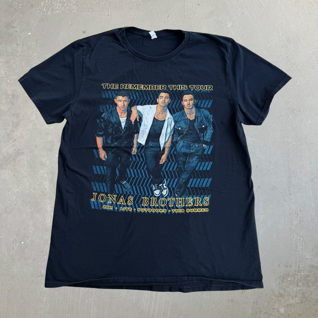 J- '21 Jonas Brother The Remember This Tour Picture Tee - L