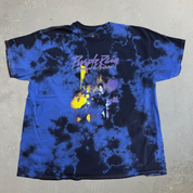 J- Vintage Prince & The Revolution Purple Rain Graphic Purple Acid Wash Tee - XL
