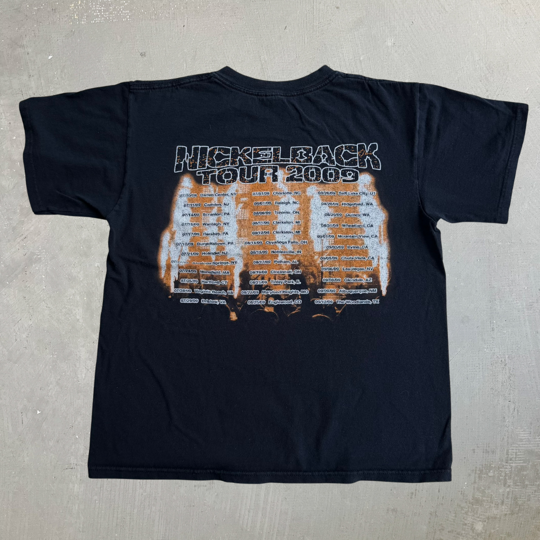 J- Vintage '09 Nickelback Tour Picture & Graphic Tee - M