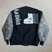 F- Vintage Los Angeles Kings NHL Made In USA Varsity Jacket - XL