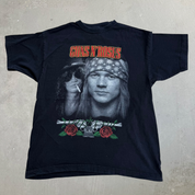 J- Vintage Guns & Roses Picture Graphic Tee - M