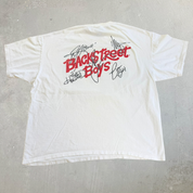 J- Vintage '98 Backstreet Boys Picture Graphic Winterland Tag Tee - XL