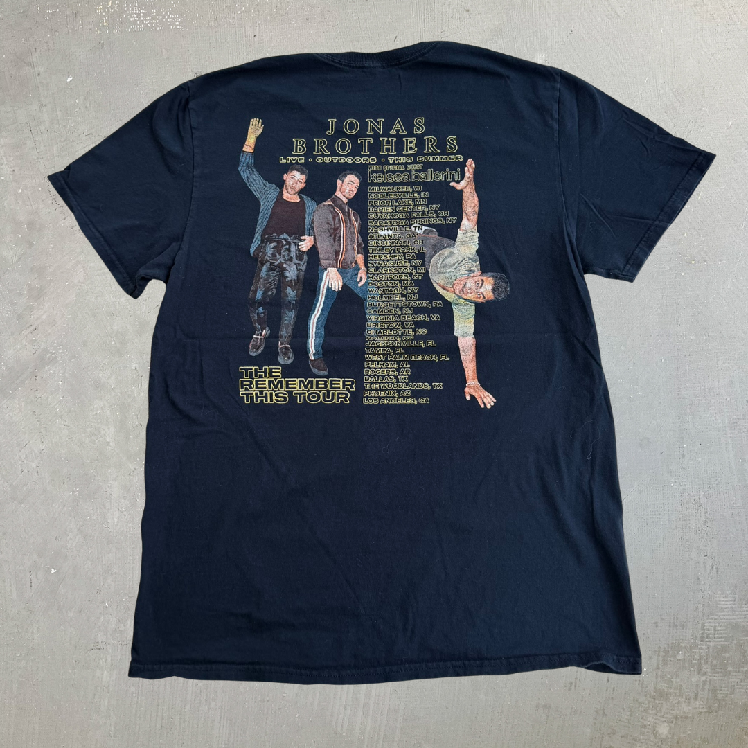 J- '21 Jonas Brother The Remember This Tour Picture Tee - L