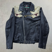 J- Vintage Billerman Europa Arizona Leather Bomber Jacket - M