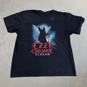 J- Vintage Ozzy Osbourne Scream Graphic Picture Tee - XL