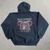 Vintage '03 Iron Maiden Dance Of Death Tour Graphic Artimonde Tag Hoodie - L