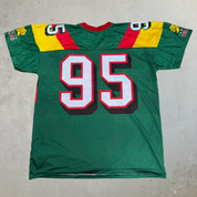 J- Vintage '95 Barcelona Dragons NFL Europe Reebok Made In USA Football Jersey - XL