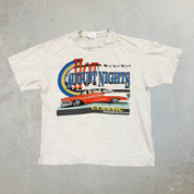 J- Vintage '95 Hot August Night Reno Nevada Graphic Made In USA Single Stitch Tee - L