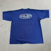 J- Vintage Y2K Fila Logo Graphic Tee - XL