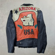 J- Vintage Billerman Europa Arizona Leather Bomber Jacket - M