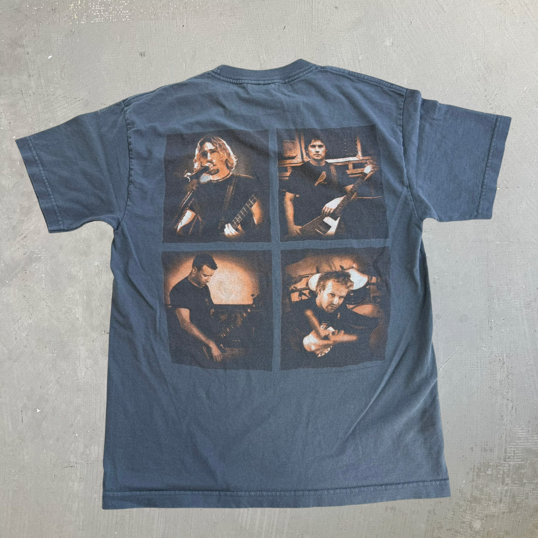 J- Vintage '02 Nickelback Text Graphic Tee - M