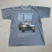 J- Vintage Ford Mustang Shelby GT350 Car Graphic Tee - M