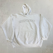 J- Vintage Eddie Bauer Text Made In USA Hoodie - L