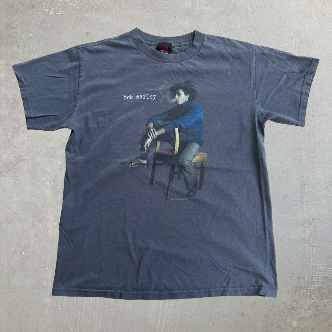 J- Vintage '01 Zion Bob Marley Smoking Graphic Tee - M