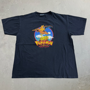 J- Vintage '01 Nintendo New York Pokémon Center Charizard Pikachu Graphic Tee - XL