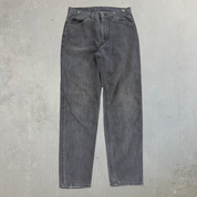 J- Vintage Levi’s Orange Tab Black/Grey Wash Jeans - 33x31 (fits 32x31)