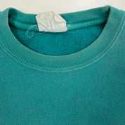 F- Vintage Champion Reverse Weave Teal Crewneck