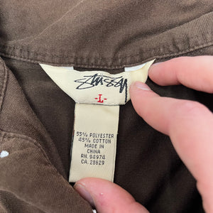 F- Vintage 90s Stussy Short Sleeve Polo Shirt