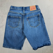 J- Levi's 569 Dark Blue Denim Jorts - W31