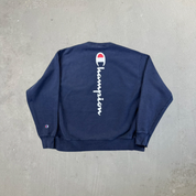 F- Vintage Champion Reverse Weave Graphic Logo Crewneck