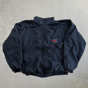 J- Vintage Tommy Hilfiger Tommy Sports Embroidered Logo Lightweight Zip Up Jacket - M