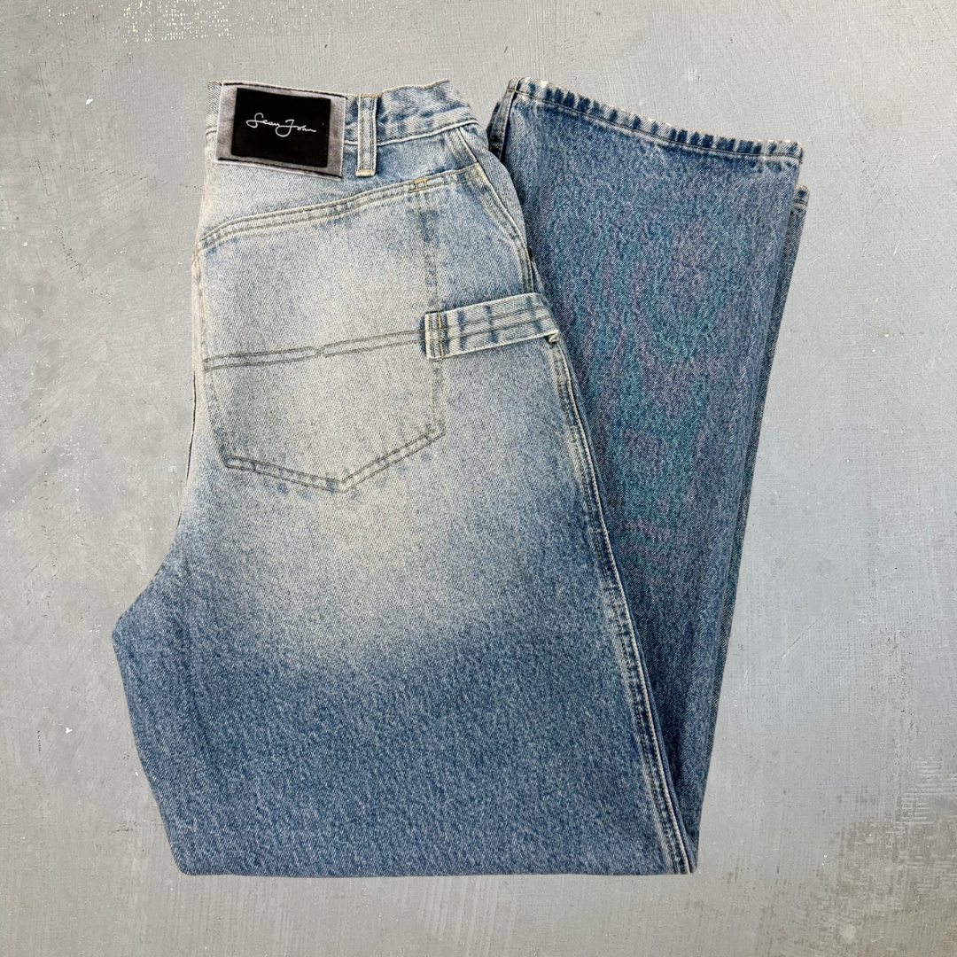 Vintage Sean John Light Wash Denim Carpenter Jeans - w32 (Measures 31x30)