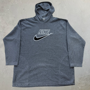 Vintage Nike Embroidered Text Polar Fleece Hoodie  - XL