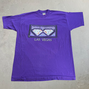 J- Vintage Double Diamond Las Vegas Graphic Made In USA Single Stitch Tee - 2XL