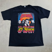 J- '25 Papa Roach Rise Of The Roach Tour Graphic Picture Tee - L