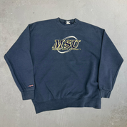 J- Vintage Murray State University Embroidered Text Made In USA Crewneck - XL