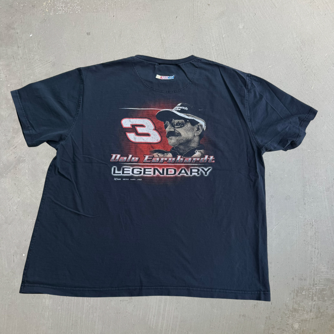 J- Vintage Nascar Dale Earnhardt 7 Times Nascar Cup Champion Graphic Tee - XL