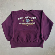 Vintage Minnesota Golden Gophers Starter Logo & Text Crewneck - L (fits XL)