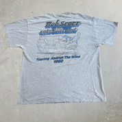 J- Vintage The Doobie Brothers 1980 Tour Reprint Graphic Hanes Tag Tee - XL
