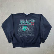 J- Vintage '89 Saskatchewan Roughriders CFL Champions Crewneck - M