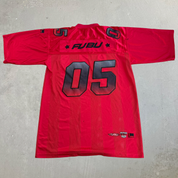 J- Vintage 90s FUBU Sport 05 Red Football Jersey - M