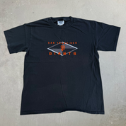 J- Vintage San Francisco Giants MLB Lee Embroidered Text Made In USA Tee - M