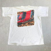 J- Vintage Marlboro Adventure Team Race Car Graphic Made In USA Single Stitch Pocket Tee - OSFA (fits L)
