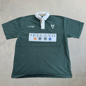 J- Vintage Ireland Lansdowne Short Sleeve Rugby Shirt - L