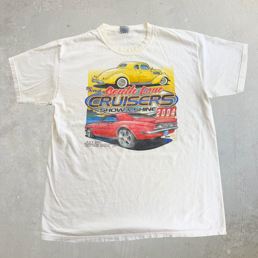 J- Vintage '04 South Lane Cruisers Show & Shine Car Show Graphic Tee - L