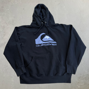 J- Vintage Quicksilver Logo Hoodie - L