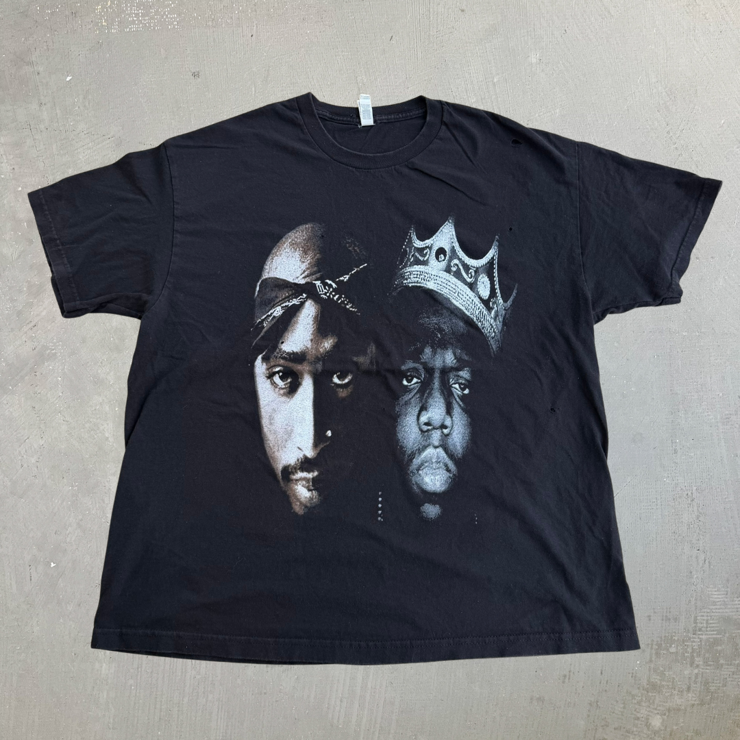 J- Tupac & Biggie Picture Graphic Tee - XL