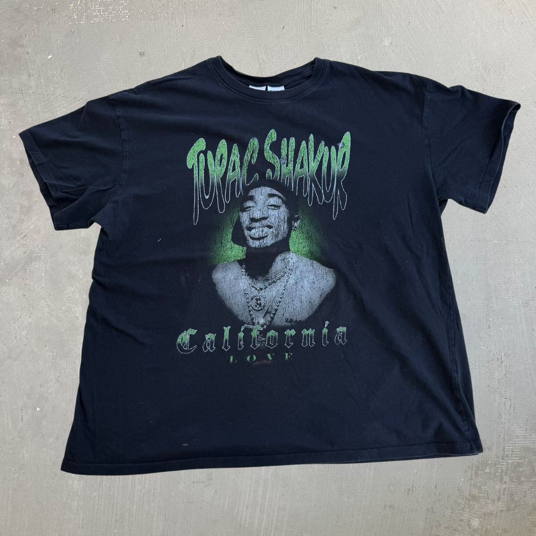 J- '22 Tupac Shakur California Love Graphic Picture Tee - XL