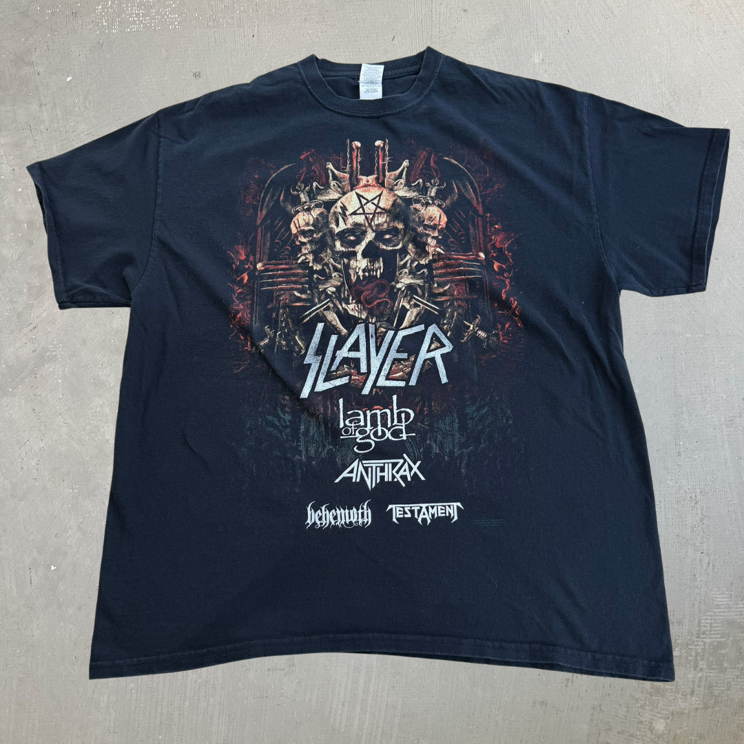 J- '18 Slayer Farewell Final World Tour Graphic Tee - XL