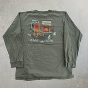J- Vans Reaper Coffee Graphic Long Sleeve Tee - L
