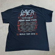 J- '18 Slayer Farewell Final World Tour Graphic Tee - XL
